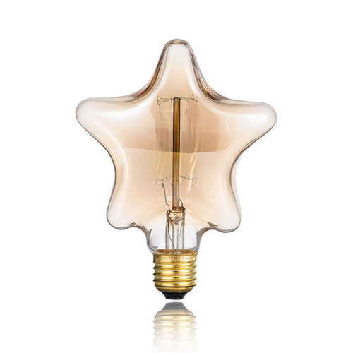 40W Edison vintage filament incandescent star bulb - vue 3 sur 3