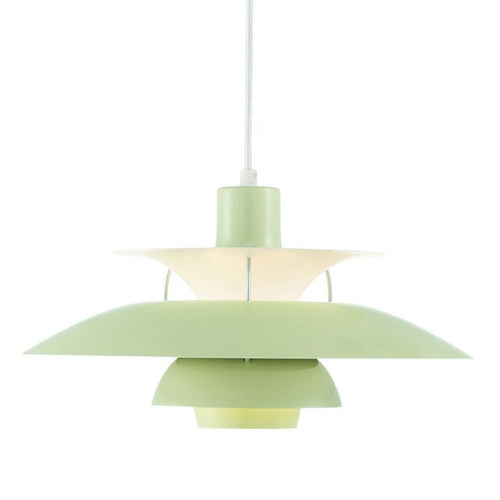Modern LED pendant light with multiple Coen metal shades - vue 21 sur 28