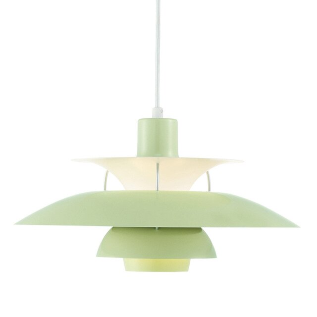 Modern LED pendant light with multiple Coen metal shades - vue 20 sur 28