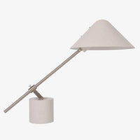 Designer LED desk lamp with triangular shade