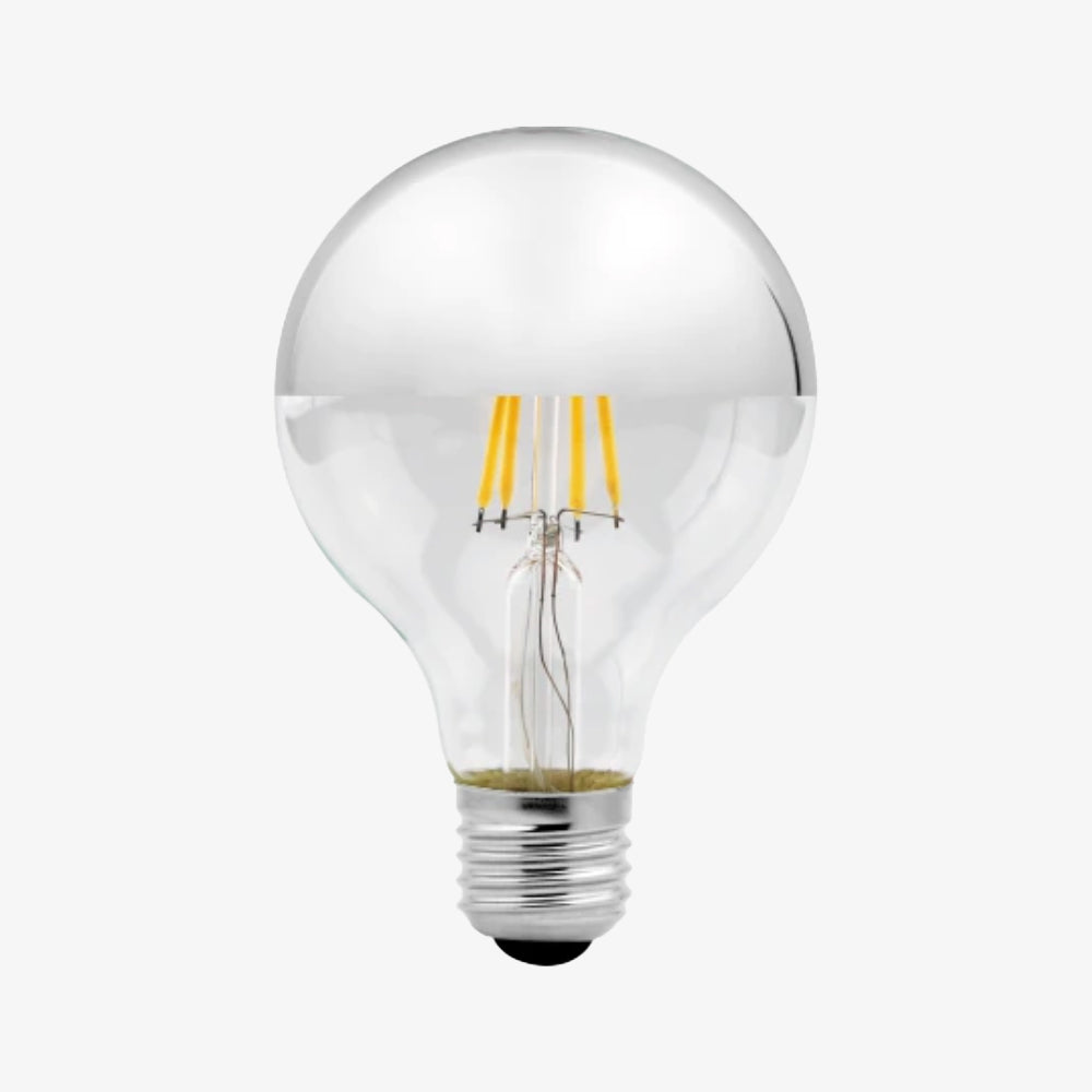 E27 LED bulb G95 4W retro silver