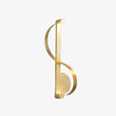 Gold LED designer wall light Moma style