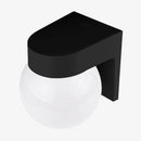 Outdoor LED globe wall light gate