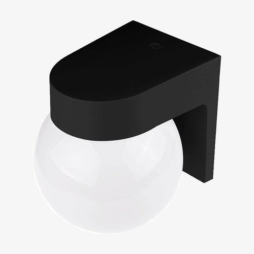 Outdoor LED globe wall light gate