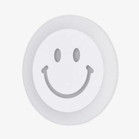 Modern LED smiley wall light