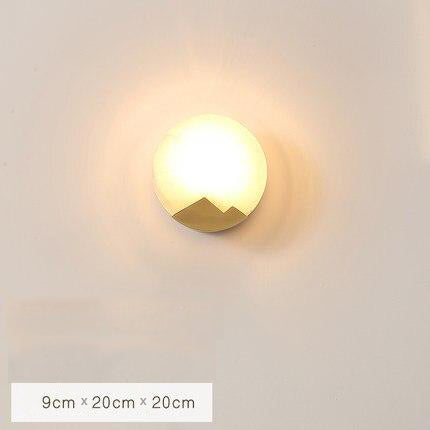 Tamira modern round luxury wall light - vue 4 sur 4
