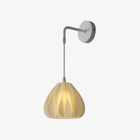 Modern white metal wall light Gilor