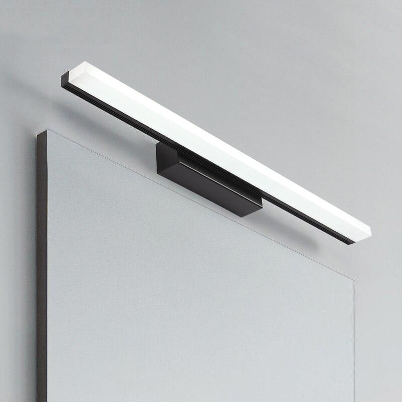 Modern rectangular LED wall light for mirror Greicy - vue 2 sur 5