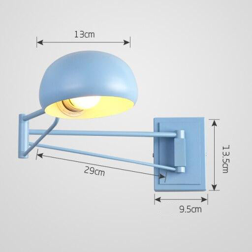 Modern adjustable colourful wall light lyana - vue 8 sur 11