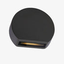 Round bevelled LED outdoor wall light stair