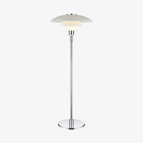 Modern chrome floor lamp hotel design