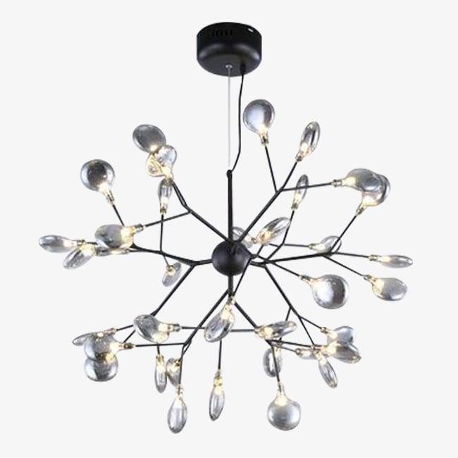 Design LED branch tree leaf chandelier