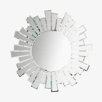 Consoly designer round wall mirror