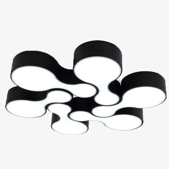 Modern nested rounded LED ceiling light