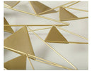 Large designer 3d triangle wall mirror