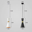 Gadea modern LED metallic clock-shaped pendant light