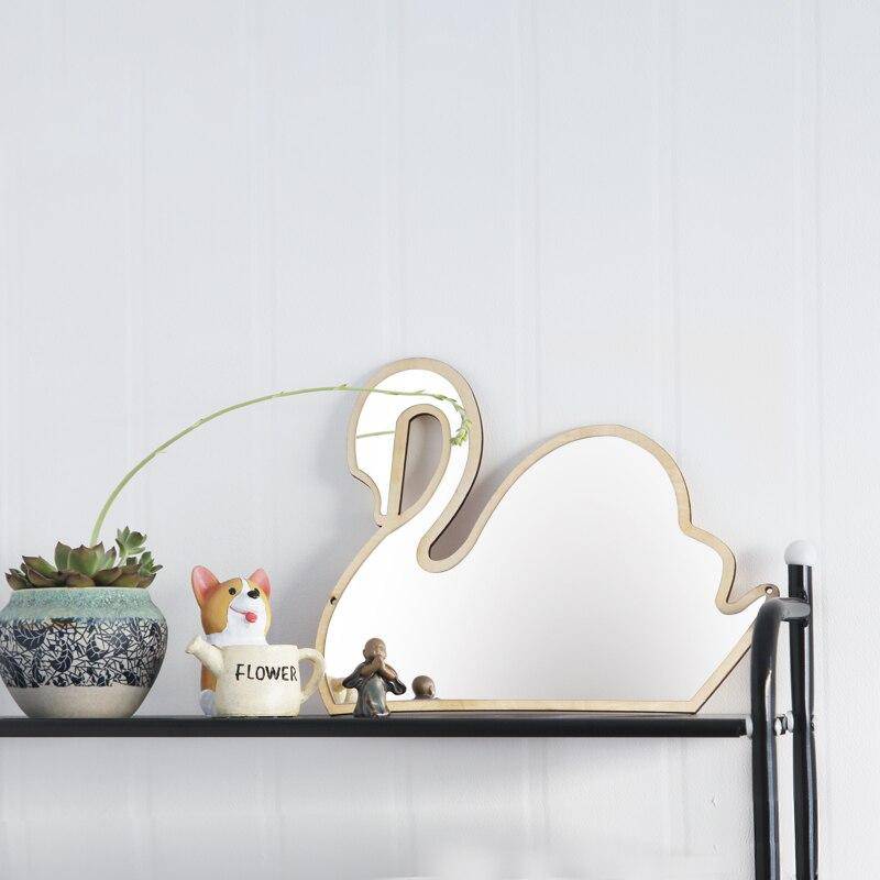 Swan-shaped wall mirror Decoration - vue 2 sur 3