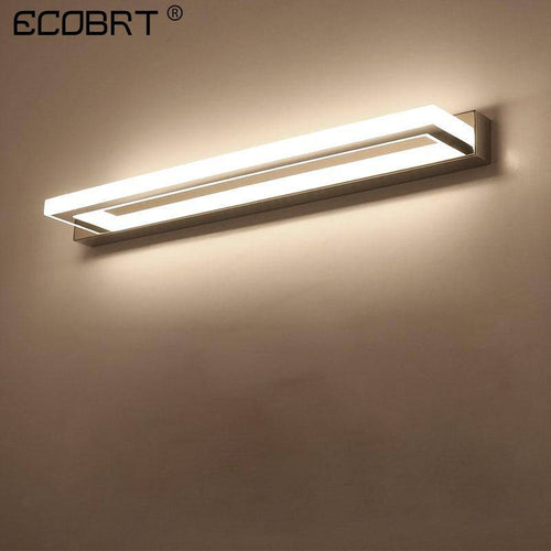 Chrome LED wall light for mirror 42cm - vue 6 sur 6