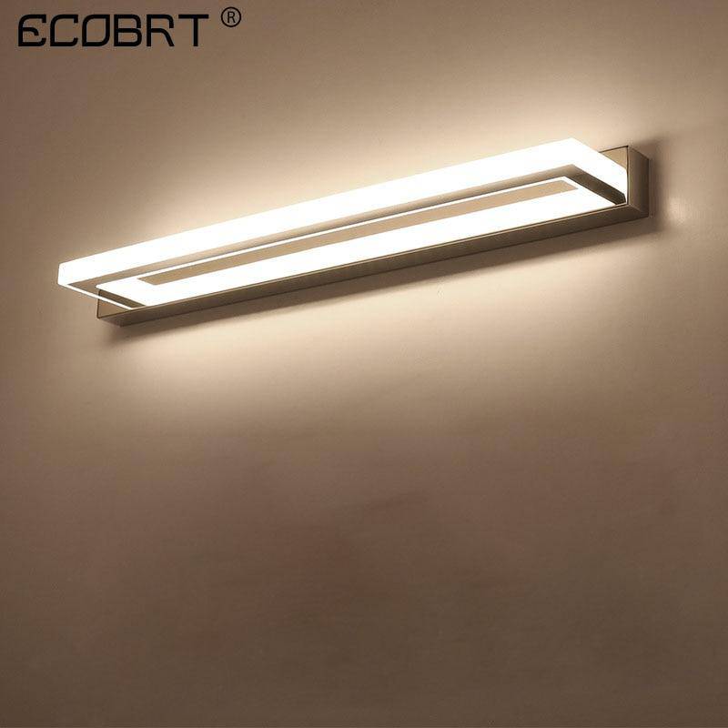 Chrome LED wall light for mirror 42cm - vue 6 sur 6