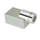 Led wall light with aluminium spotlight