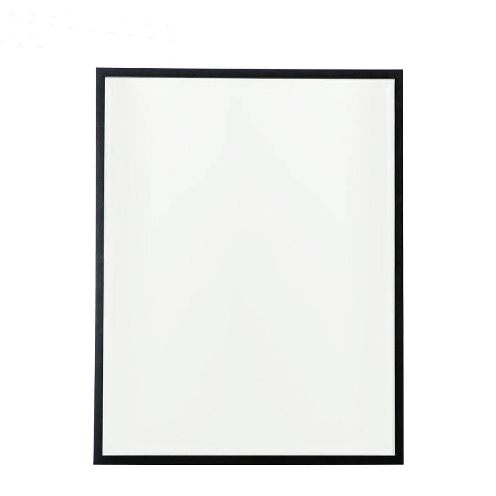 Basin Rectangular Wall Mirror with Slim Black Frame - vue 7 sur 7