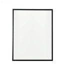 Basin Rectangular Wall Mirror with Slim Black Frame