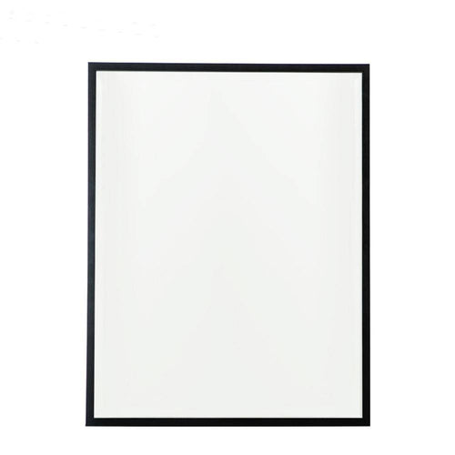 Basin Rectangular Wall Mirror with Slim Black Frame - vue 7 sur 7