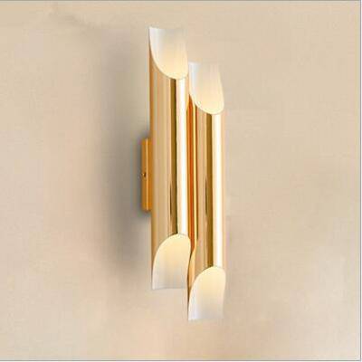 Cylindrical aluminium designer wall light - vue 5 sur 8