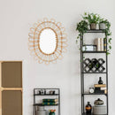 Sun Décor style rounded decorative wall mirror