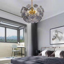 Nahia Modern Glass Lion's Tooth Chandelier
