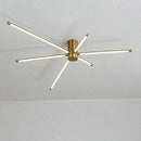 Designer ceiling light with multiple LED bars