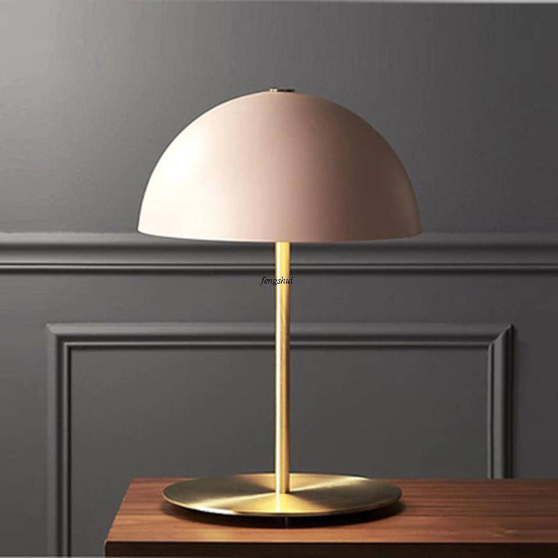 Modern gold design LED bedside lamp