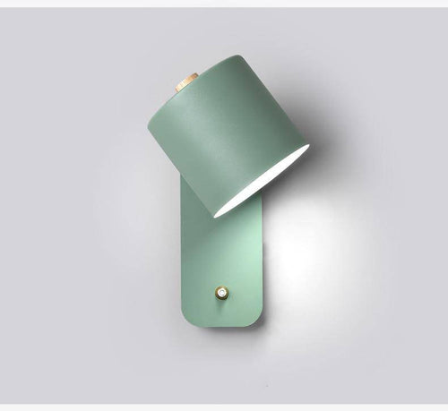 Colourful designer LED wall light with adjustable shade - vue 6 sur 10