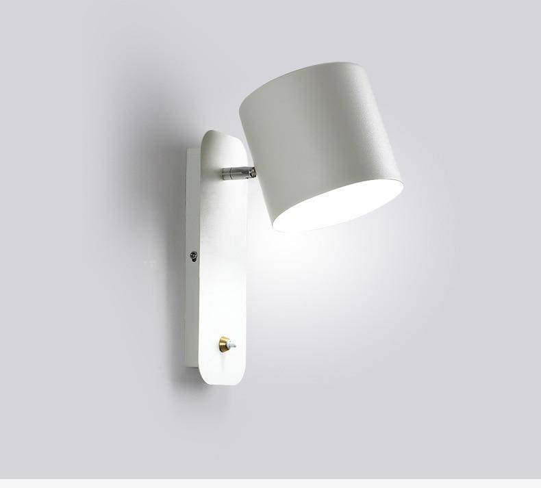 Colourful designer LED wall light with adjustable shade - vue 6 sur 10