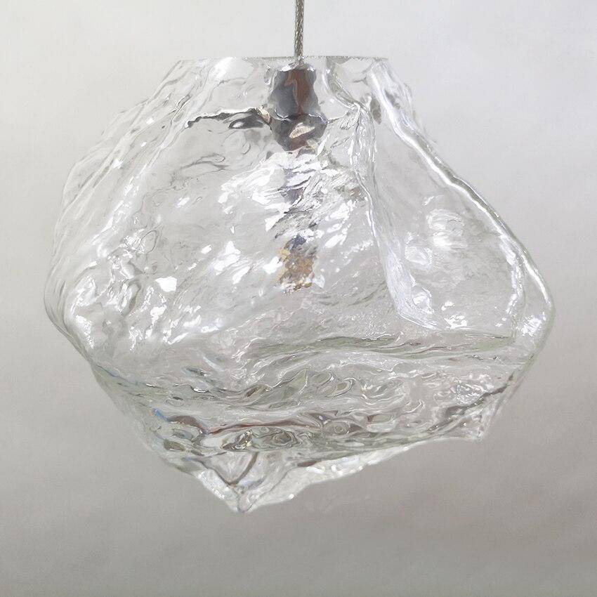 Glass icicle style pendant light - vue 4 sur 5