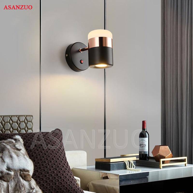 Adjustable metal LED wall spotlight - vue 6 sur 7