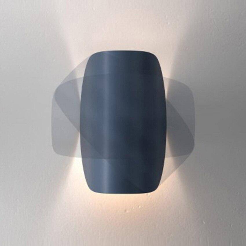 Modern LED wall light with colourful tile style Anew - vue 6 sur 10