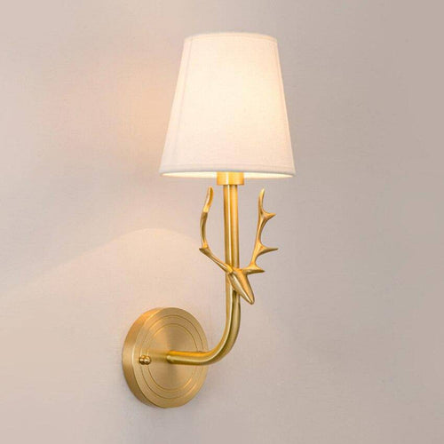 Fly gold metal LED wall light - vue 2 sur 4