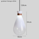 Smoked glass teardrop pendant light Sitting