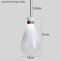 Smoked glass teardrop pendant light Sitting