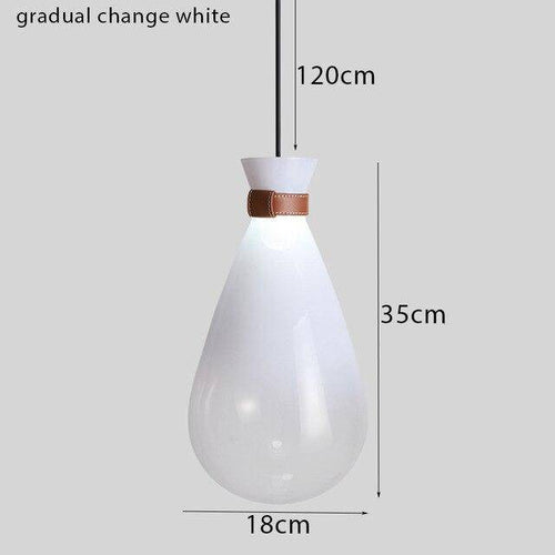 Smoked glass teardrop pendant light Sitting
