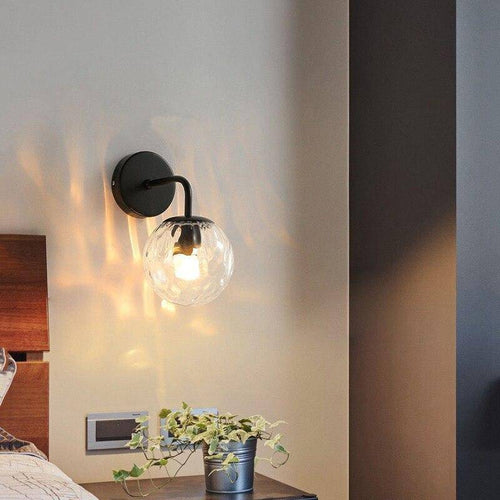 Led wall light with glass globe - vue 4 sur 14