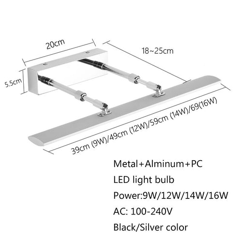 Modern rectangular wall light Magascar - vue 7 sur 7