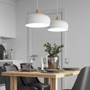 Modern wood and metal pendant light Elina