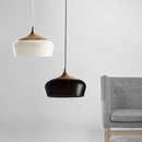 Modern wood and metal pendant light Elina