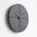 Black round designer wall clock 30cm House