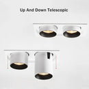 Round multi LED adjustable spotlight