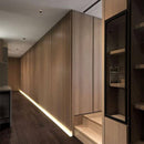 Copper effect aluminium recessed LED spotlight
