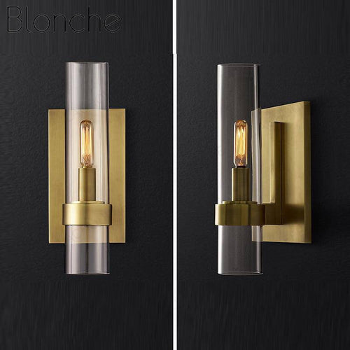 Design LED wall light with luxury glass cylinder - vue 7 sur 6