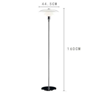 Creative black or chrome LED designer floor lamp